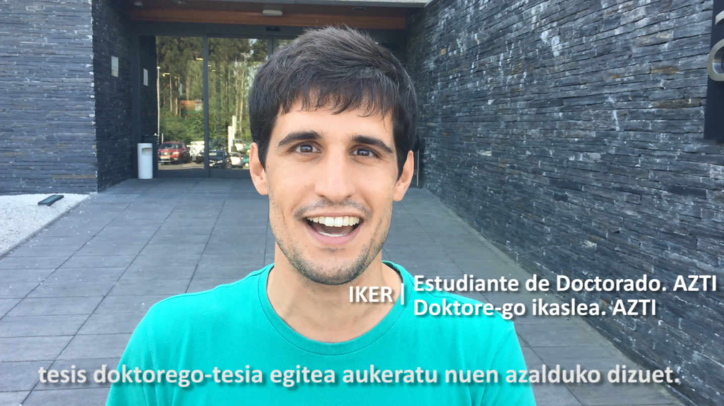 formarse en AZTI estudiante de doctorado