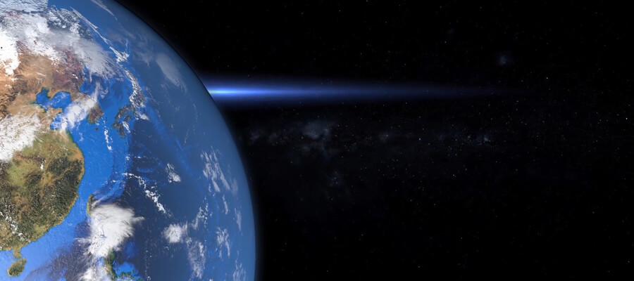 mundo visto desde el espacio