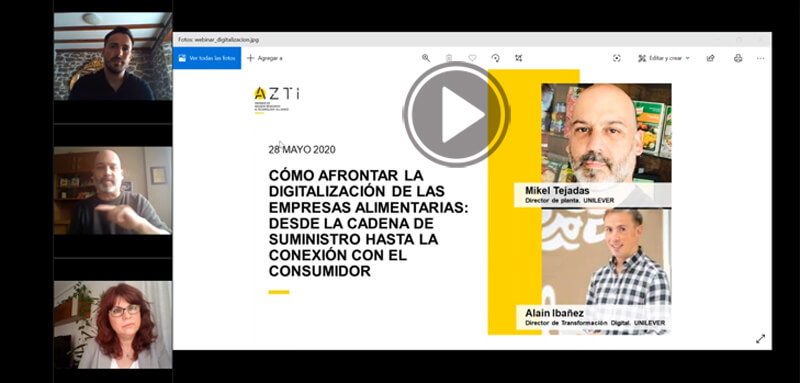 webinar digitalización en la cadena alimentaria